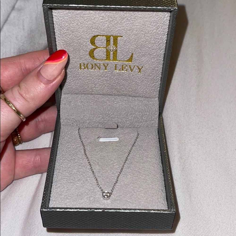 Bony Levy 14k white gold necklace